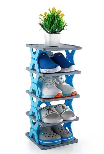 4 - Layer Smart Foldable Shoes Tier Shoe Rack